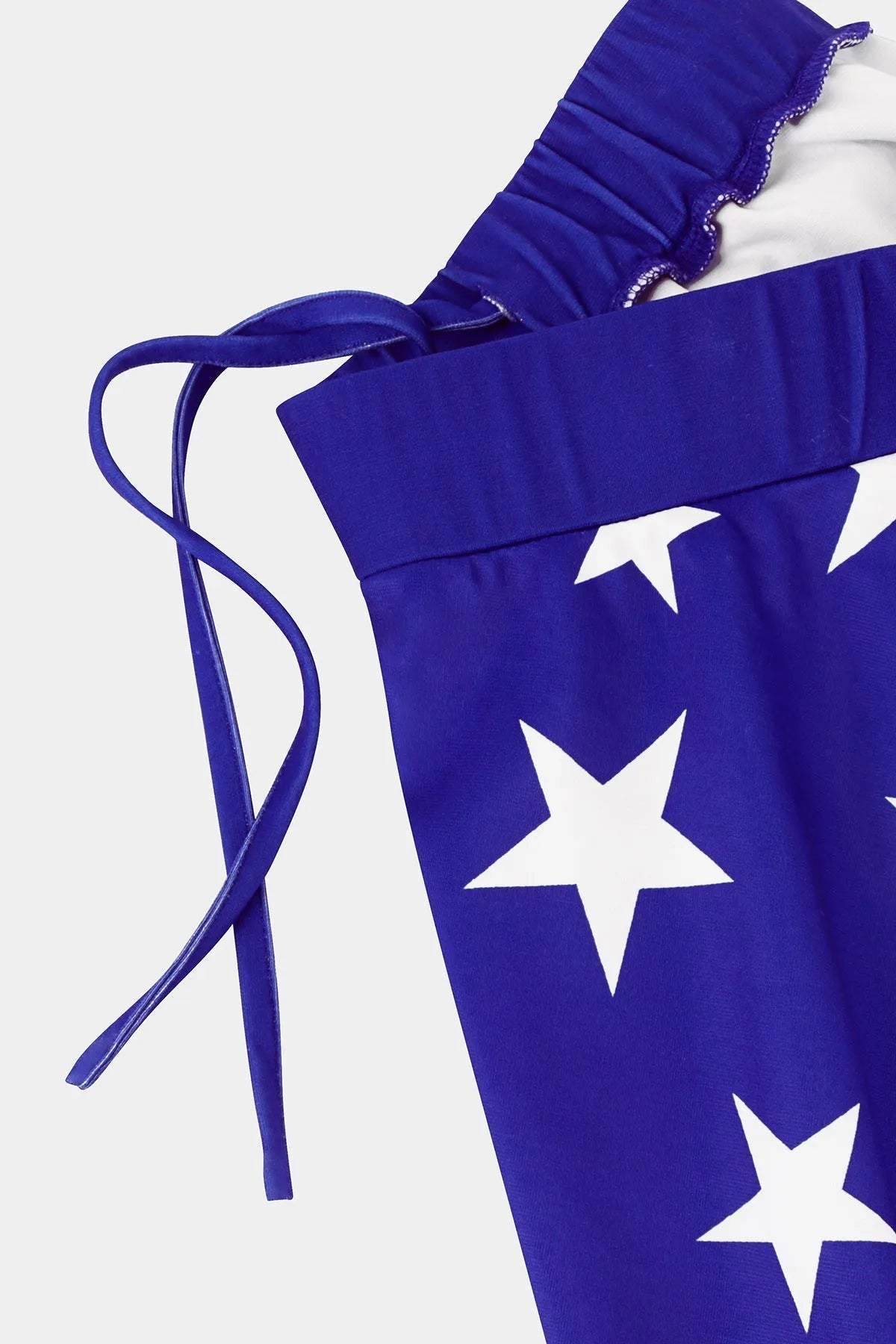 Supersoft Stars Stripe Hem Elastic Waist Mini Skirt