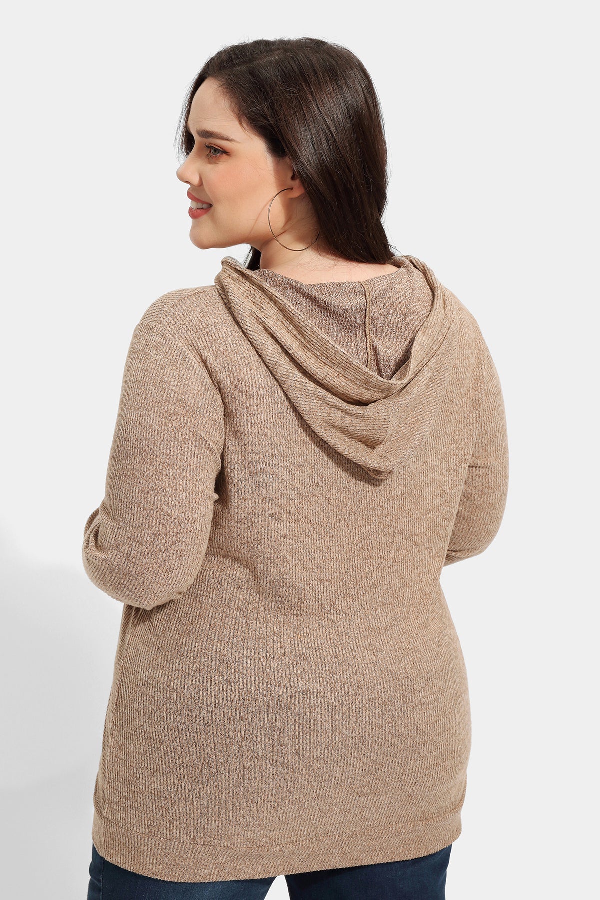 Solid Pockets Supersoft Sweatshirt Hoodie