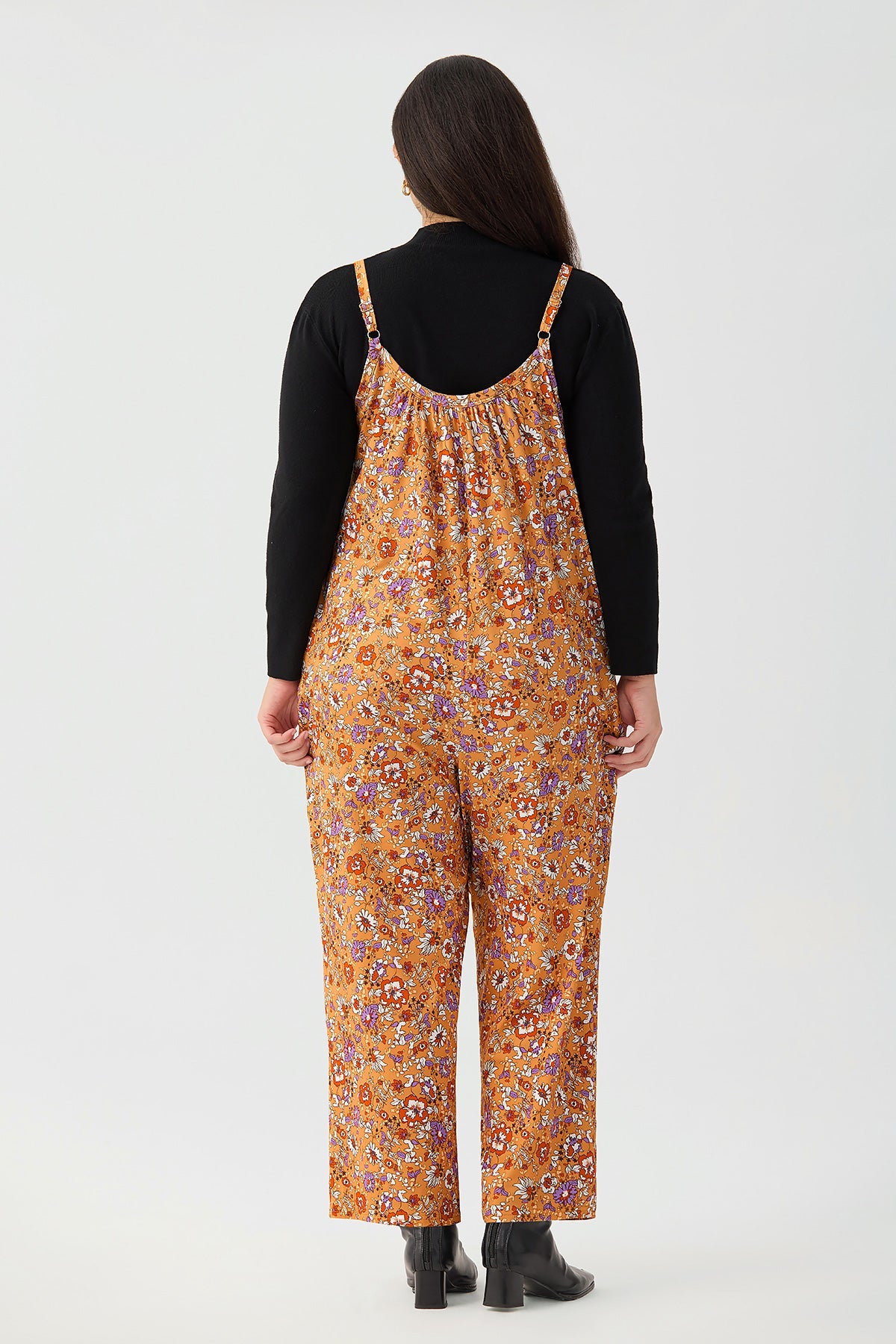 Ritera Pockets Floral Print Boho-Chic Wide-Leg Jumpsuit