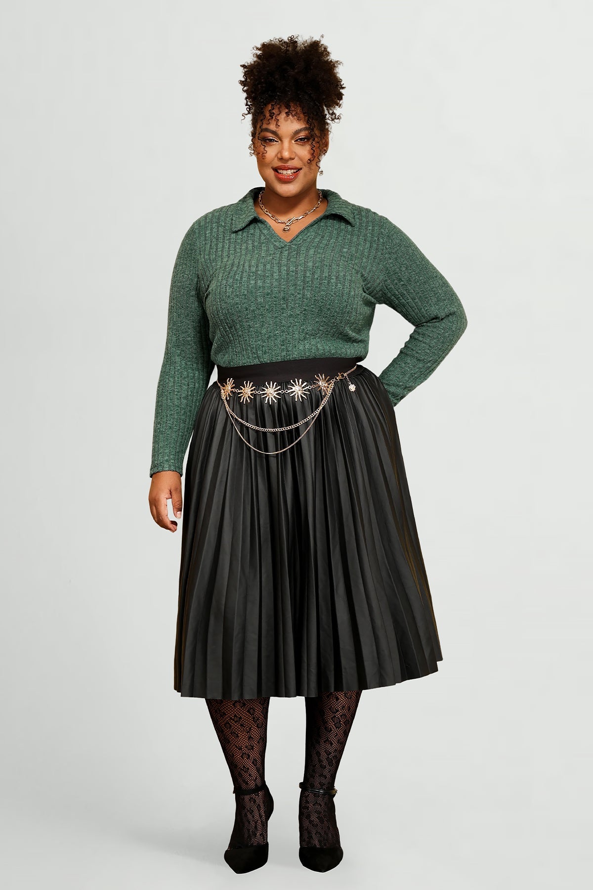 Supersoft Velvet Lapel Collar Basic Shirt