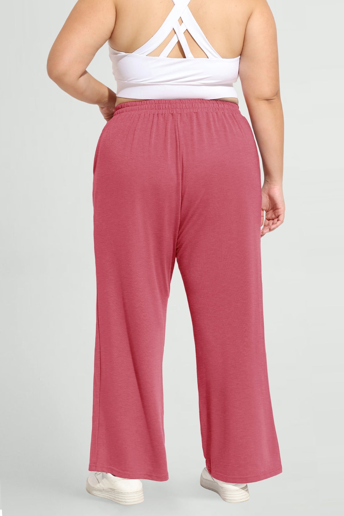 Drawstring Elasticated Waist Basic Pants