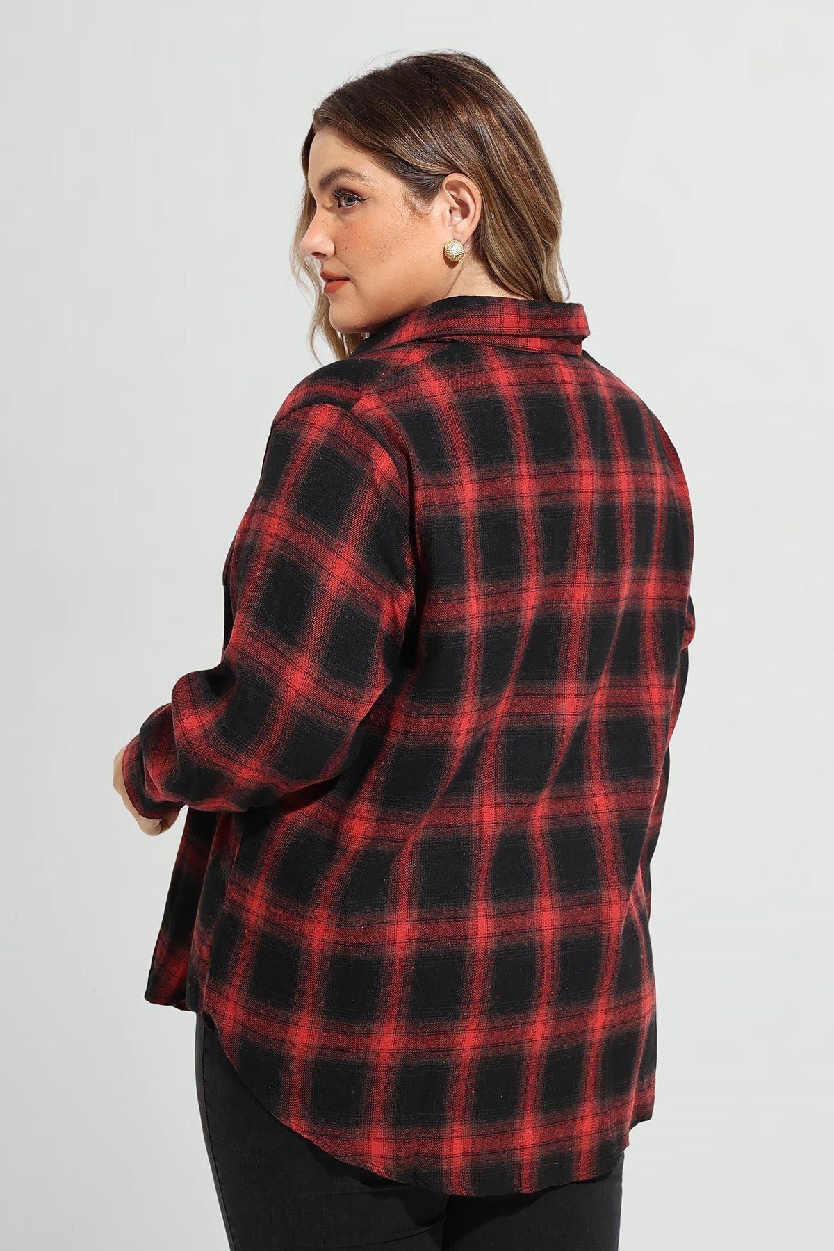 Supersoft Plaid Pocket Button Down T-Shirt