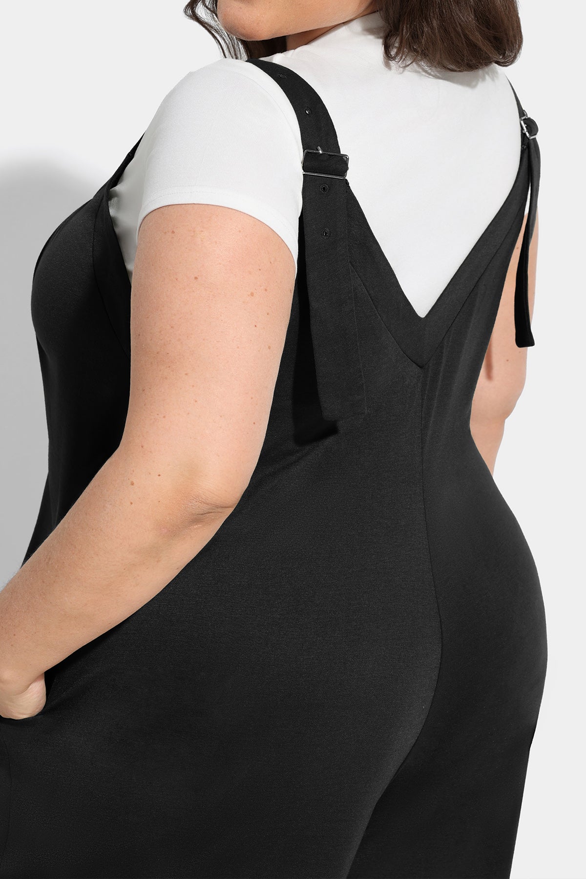 Ritera Pockets Pleated Cami Wide Leg Jumpsuit