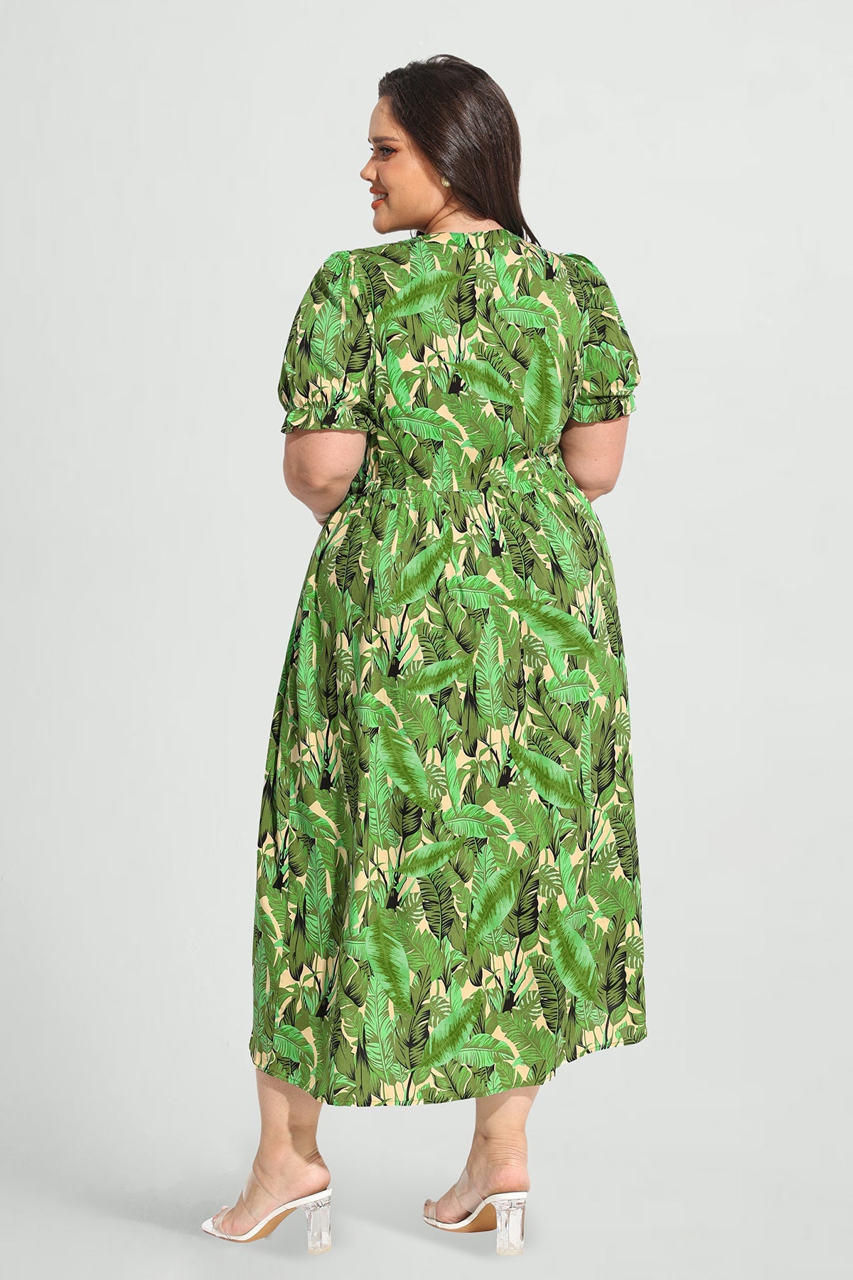 Ritera Pockets Boho Drawstring Tassel Waist A-line Midi Dress