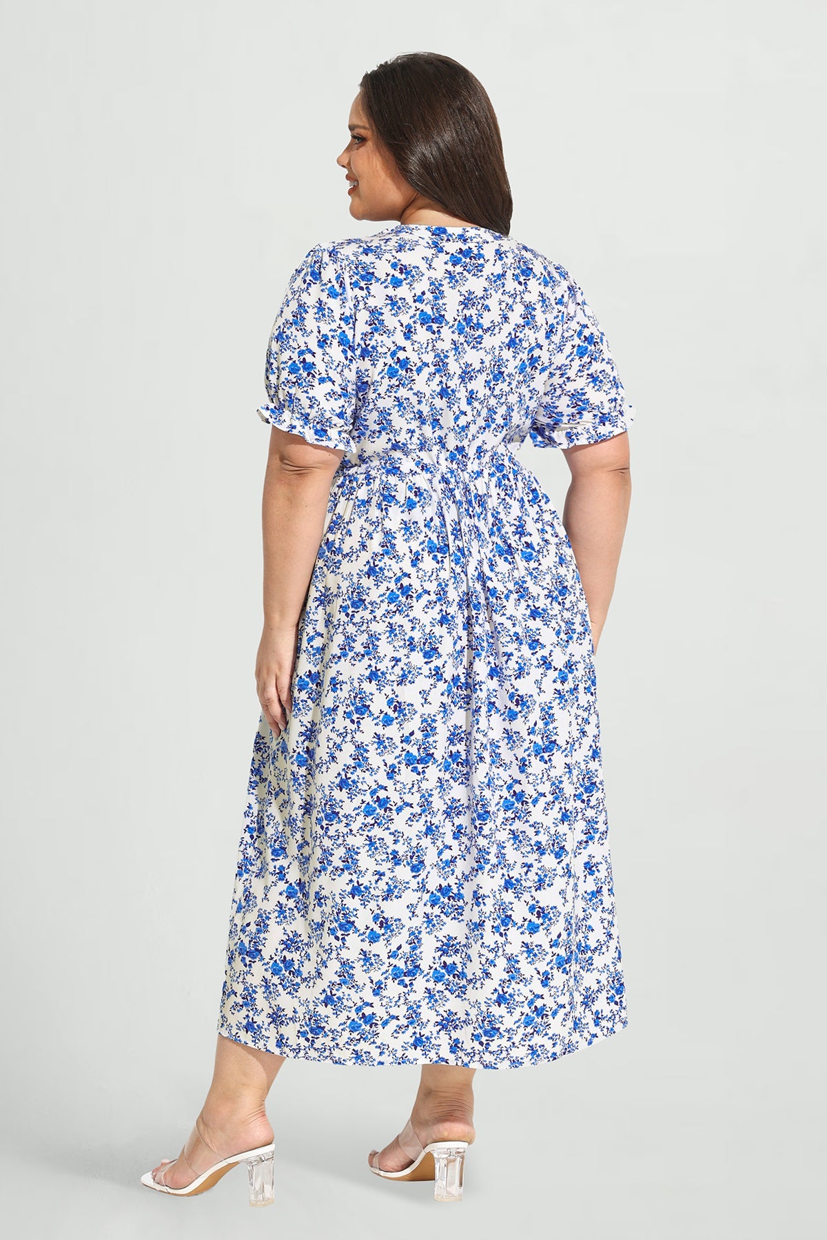 Ritera Pockets Boho Drawstring Tassel Waist A-line Midi Dress