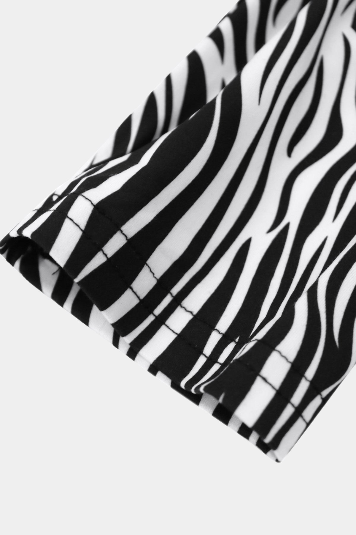 Raglan Striped Notched V Neck Long Sleeve Shirt