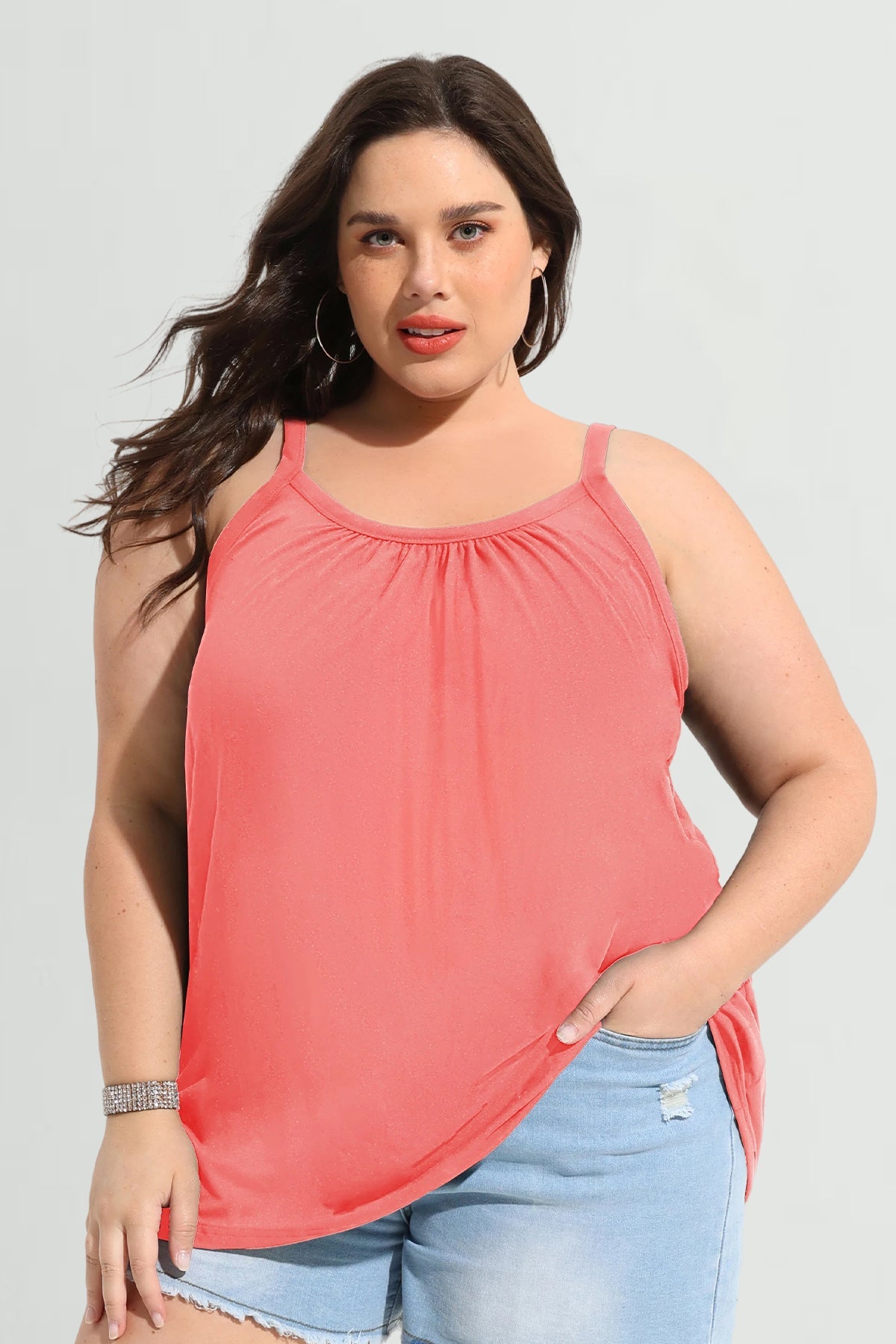 Ritera Supersoft Solid Suspenders Summer Camisole Tank