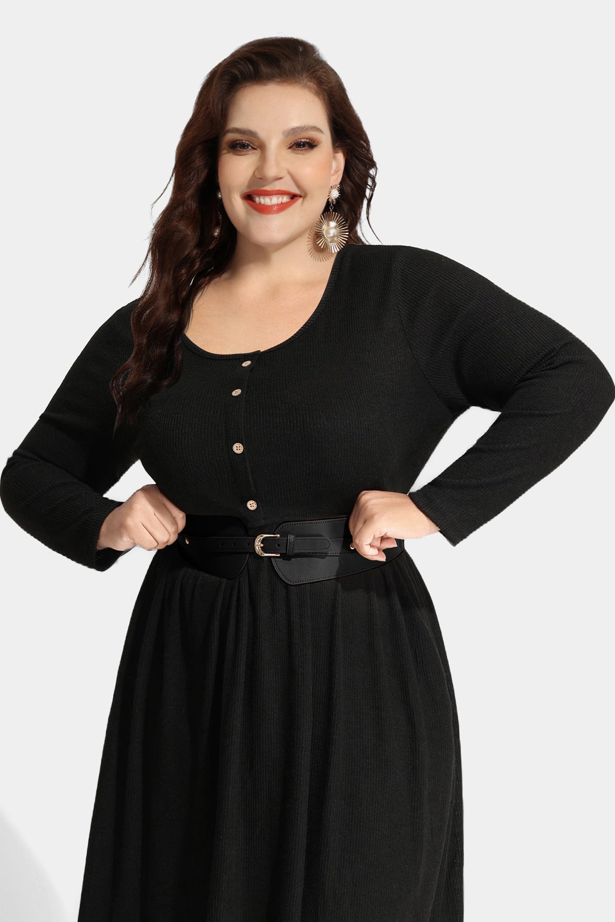 Stretchy Adjustable Leather Belt