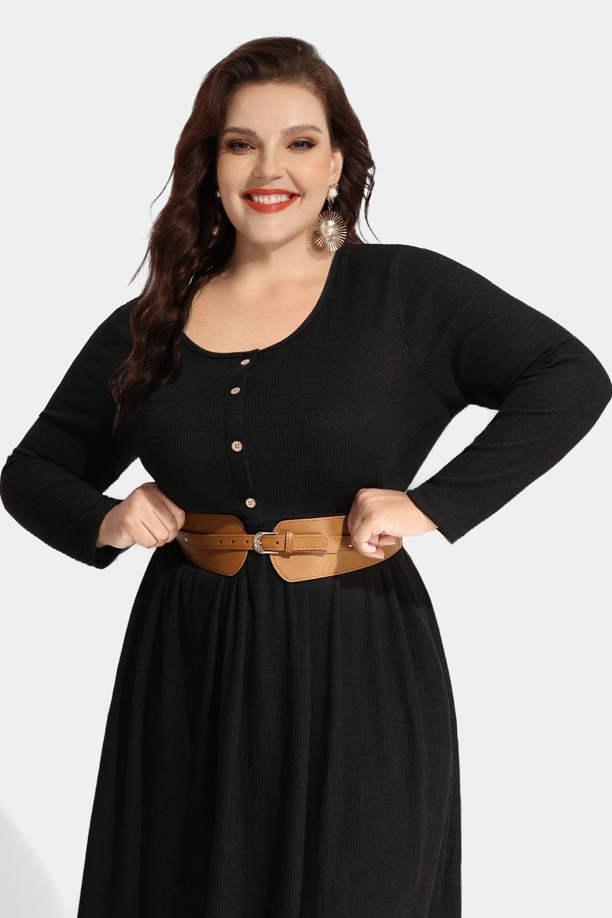 Stretchy Adjustable Leather Belt