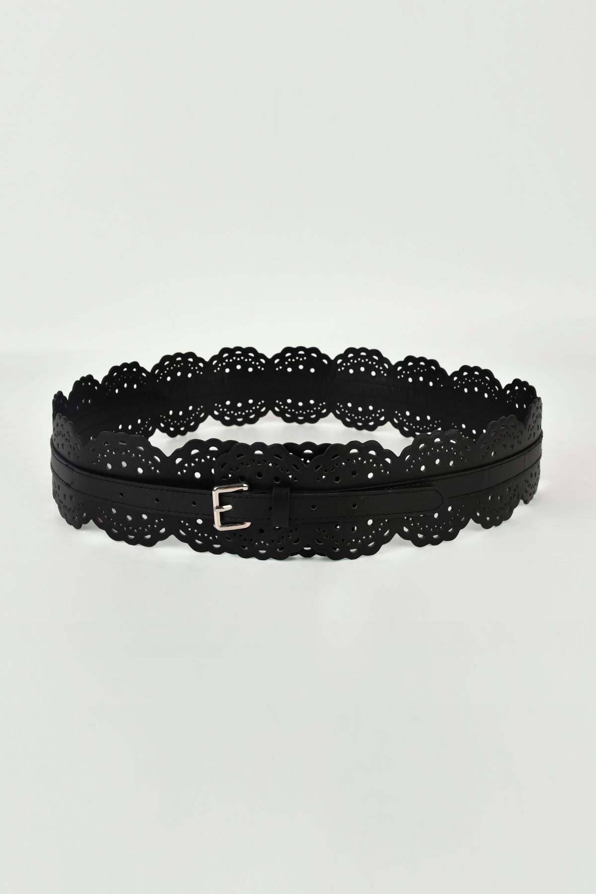 Lace Decorative Waist Leather Belt