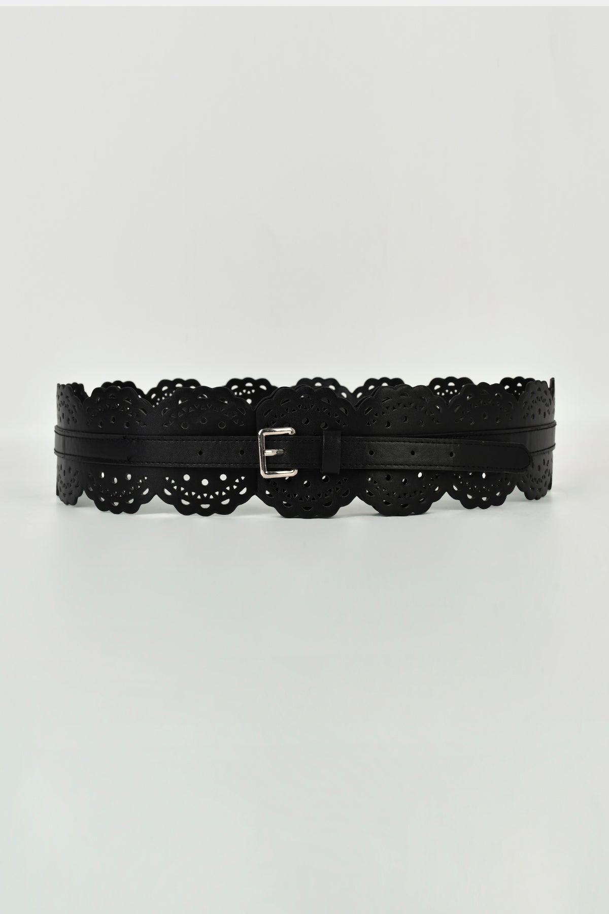 Lace Decorative Waist Leather Belt