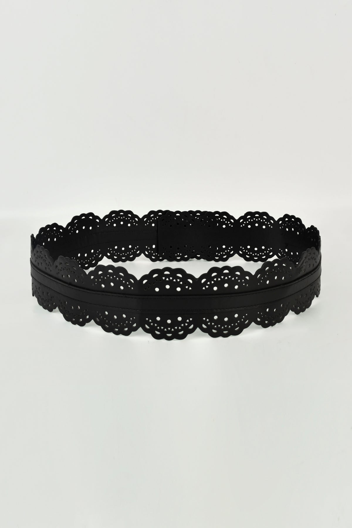 Lace Decorative Waist Leather Belt