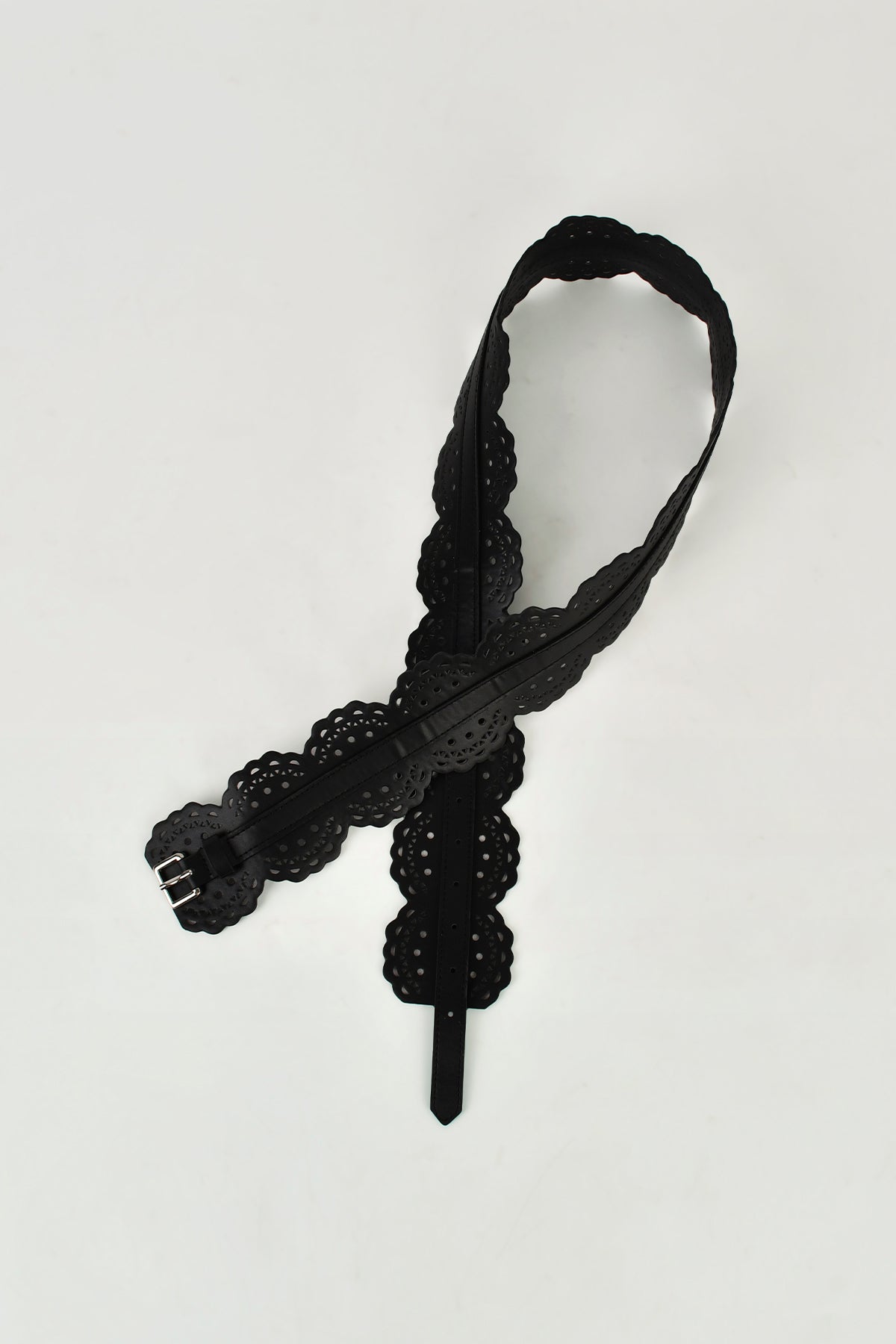 Lace Decorative Waist Leather Belt