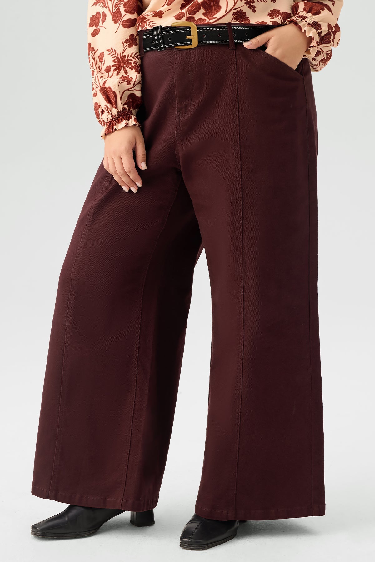 High Waisted Wide Leg Jeans