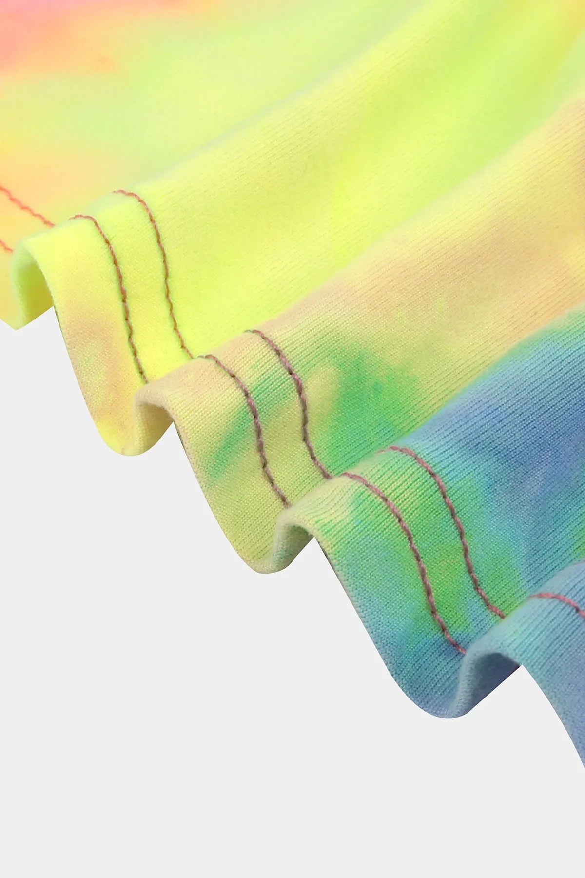 Supersoft Tie Dye Sexy Hollow Out Crewneck Tank Top