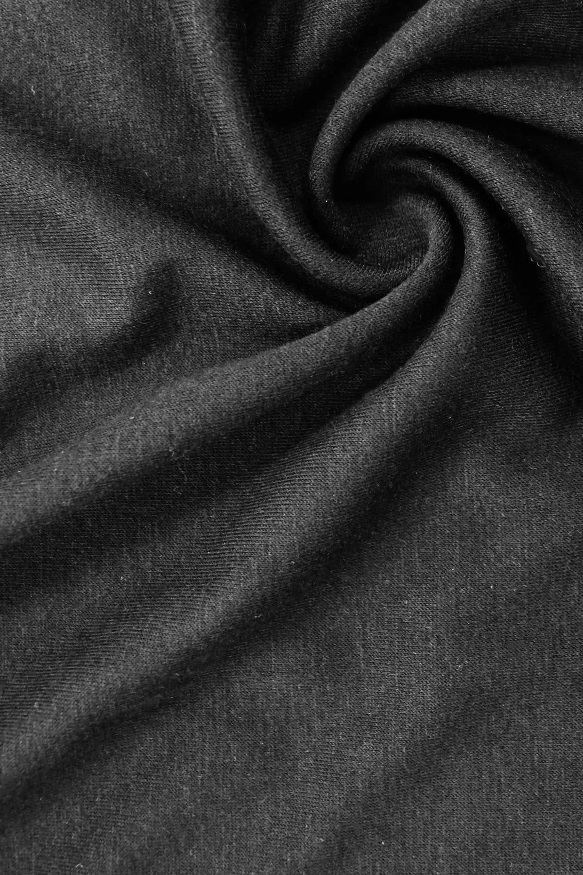 Black Leopard Raglan V Neck Long Sleeve T-Shirt