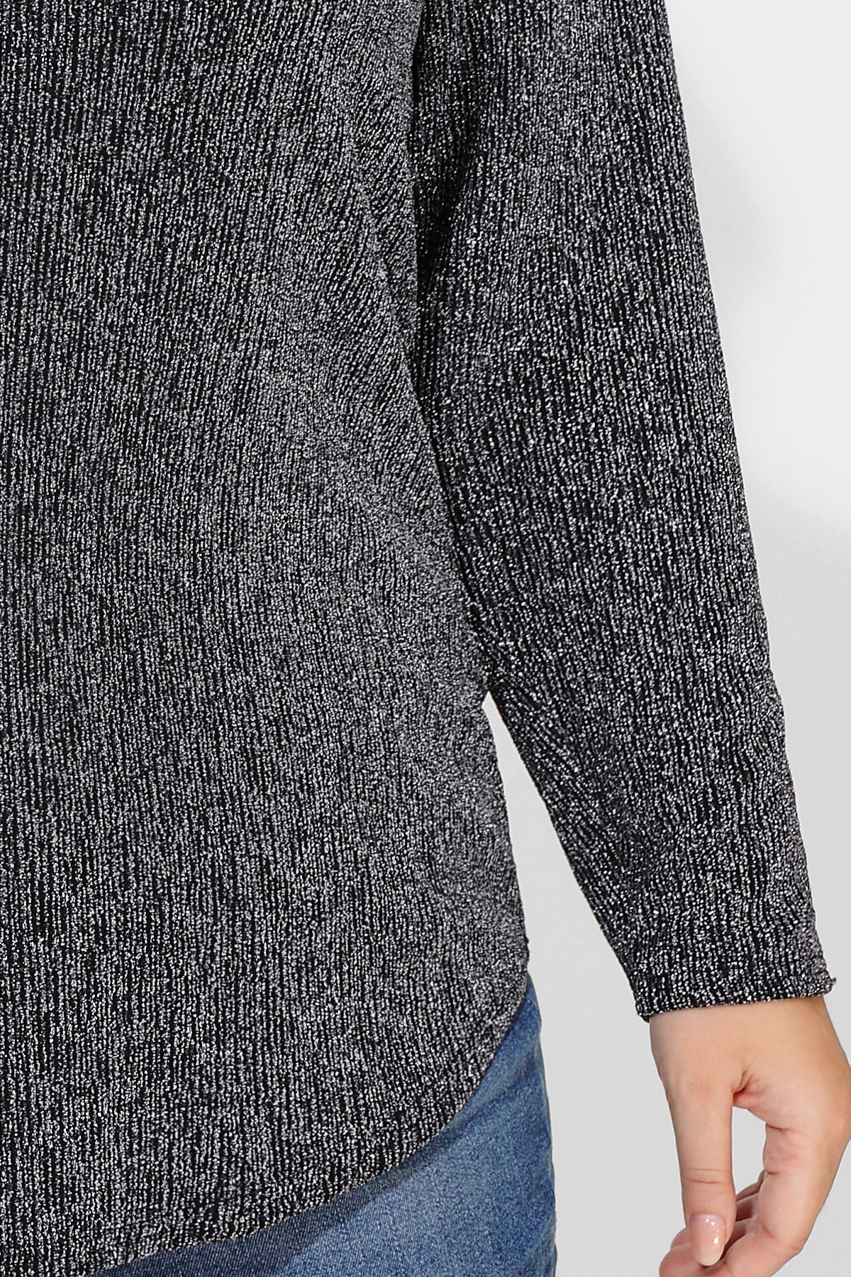 Ritera Texture V Neck Long Sleeve T-Shirt