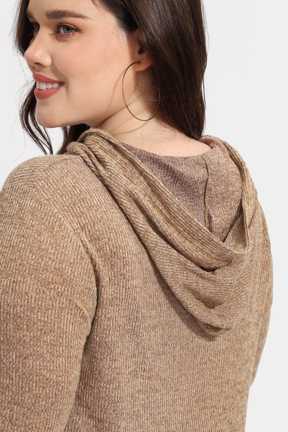 Solid Pockets Supersoft Sweatshirt Hoodie