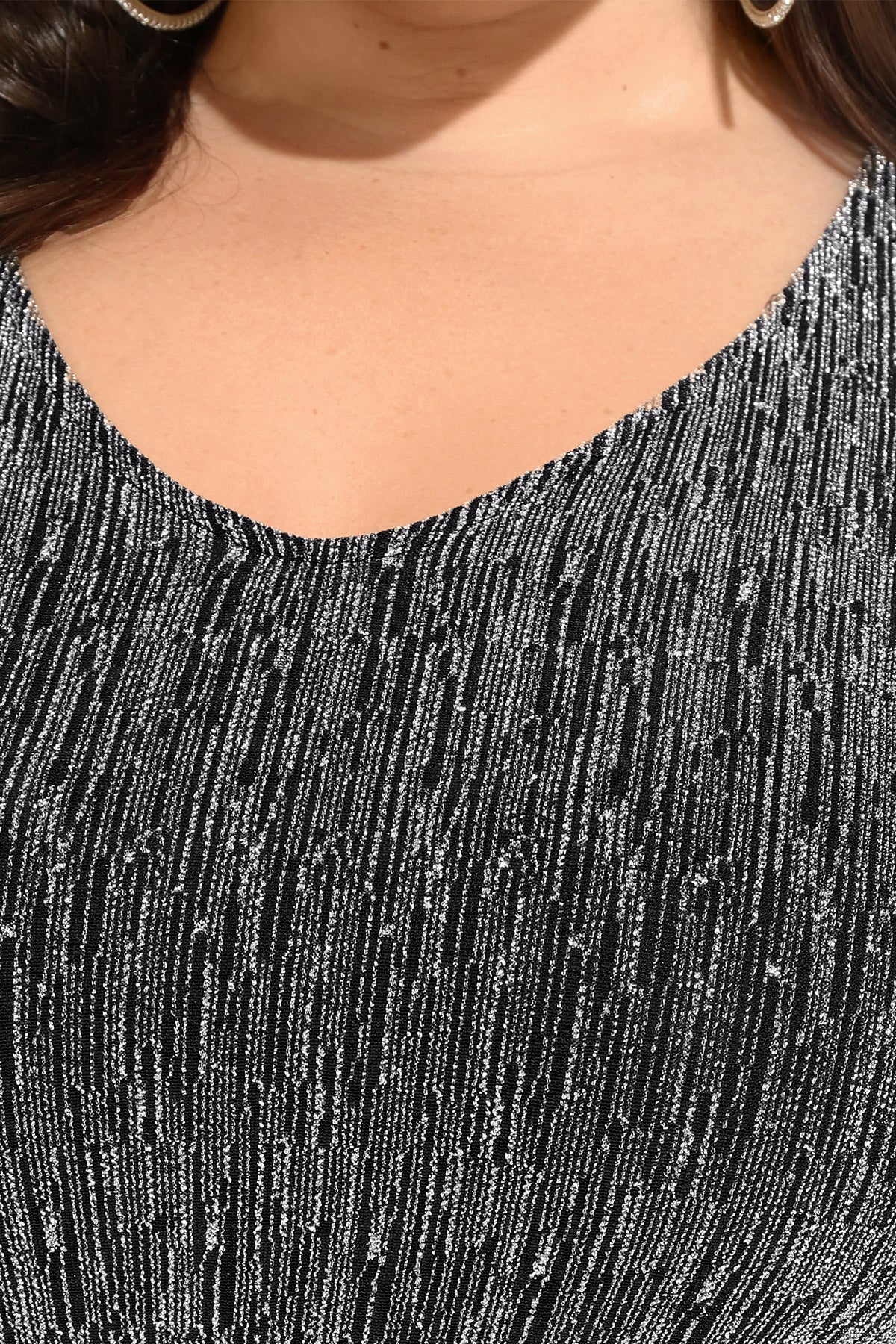 Elastic Waist Flowy Pleated Long Sleeve Tunic Shirt