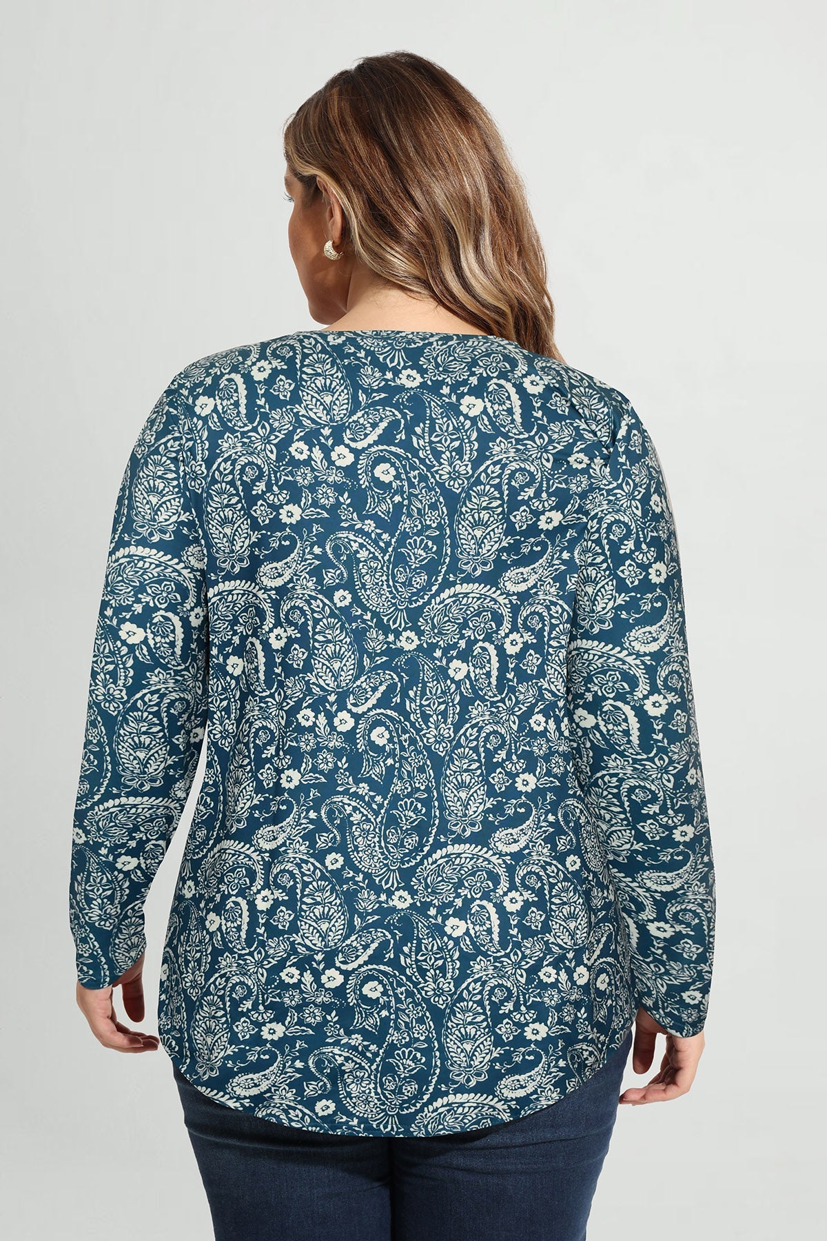 Ritera Floral Print Soft Flowy Long Sleeve T-Shirt