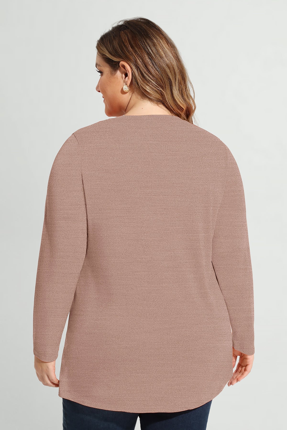 Solid Skinny Basic Long Sleeve Shirt