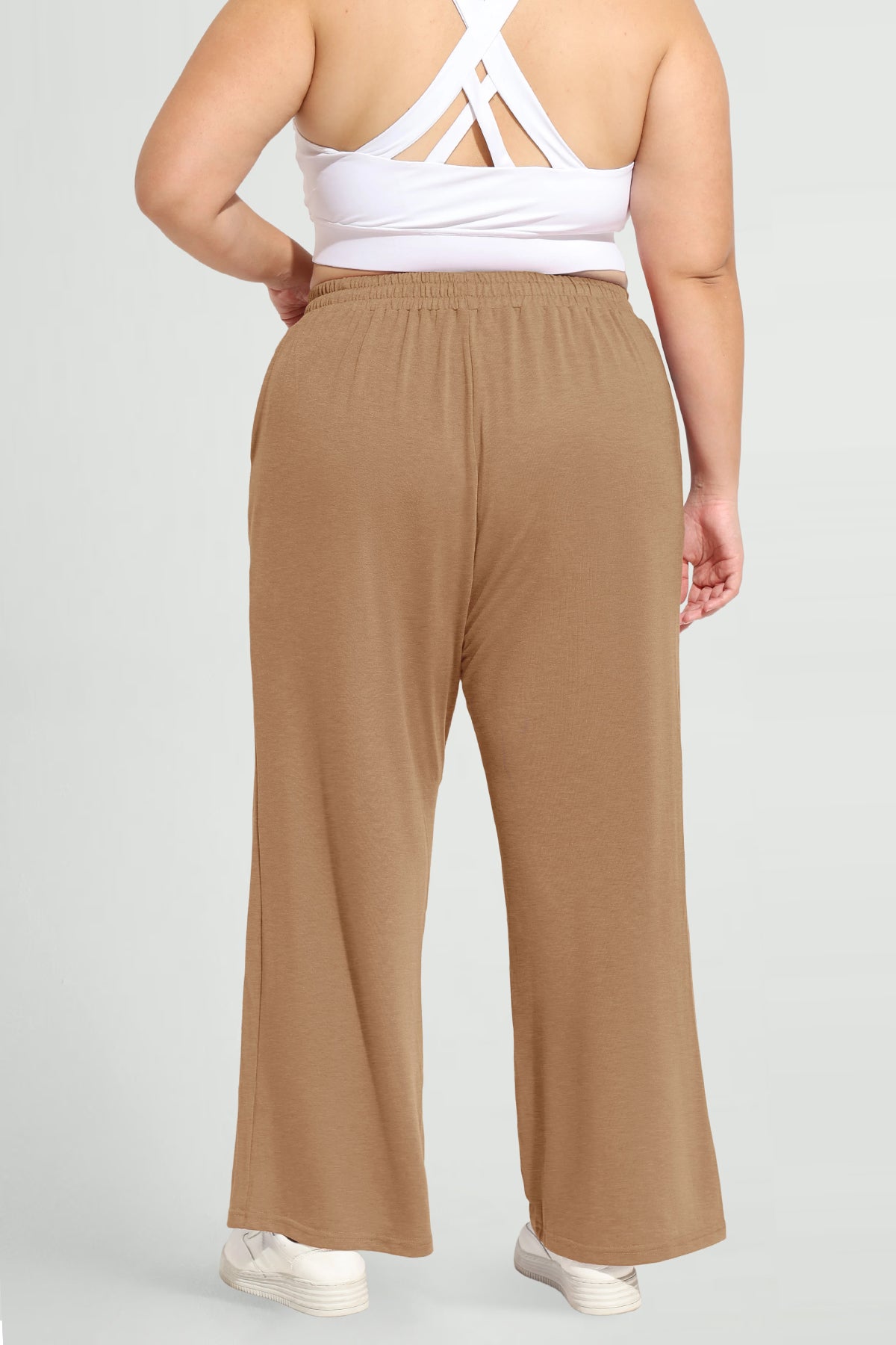 Drawstring Elasticated Waist Basic Pants