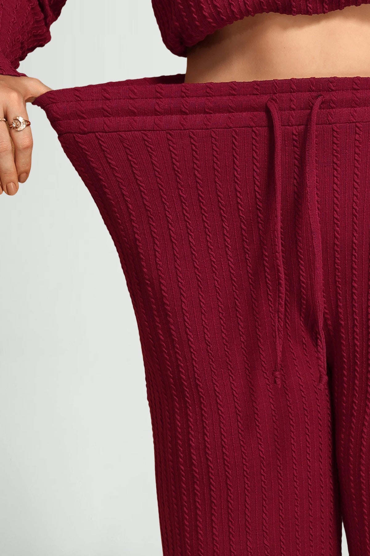 Pockets Drawstring Elasticated Waist Lounge Pants