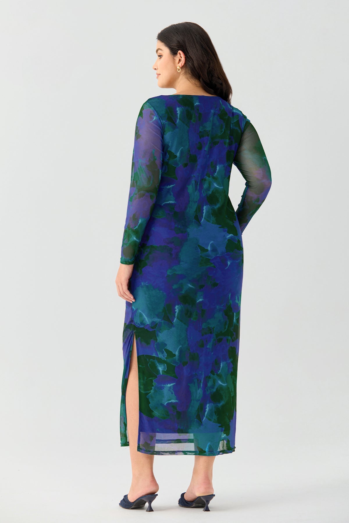 Ritera Plaid Ruched Chic Bodycon Cocktail Midi Dress