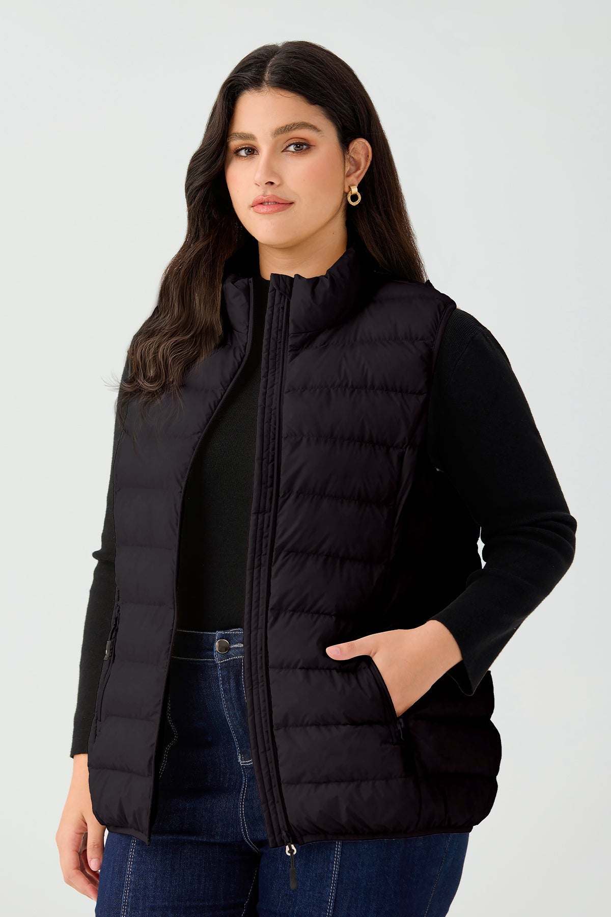 Ritera Pocket Cozy Warm Outerwear Puffer Vest