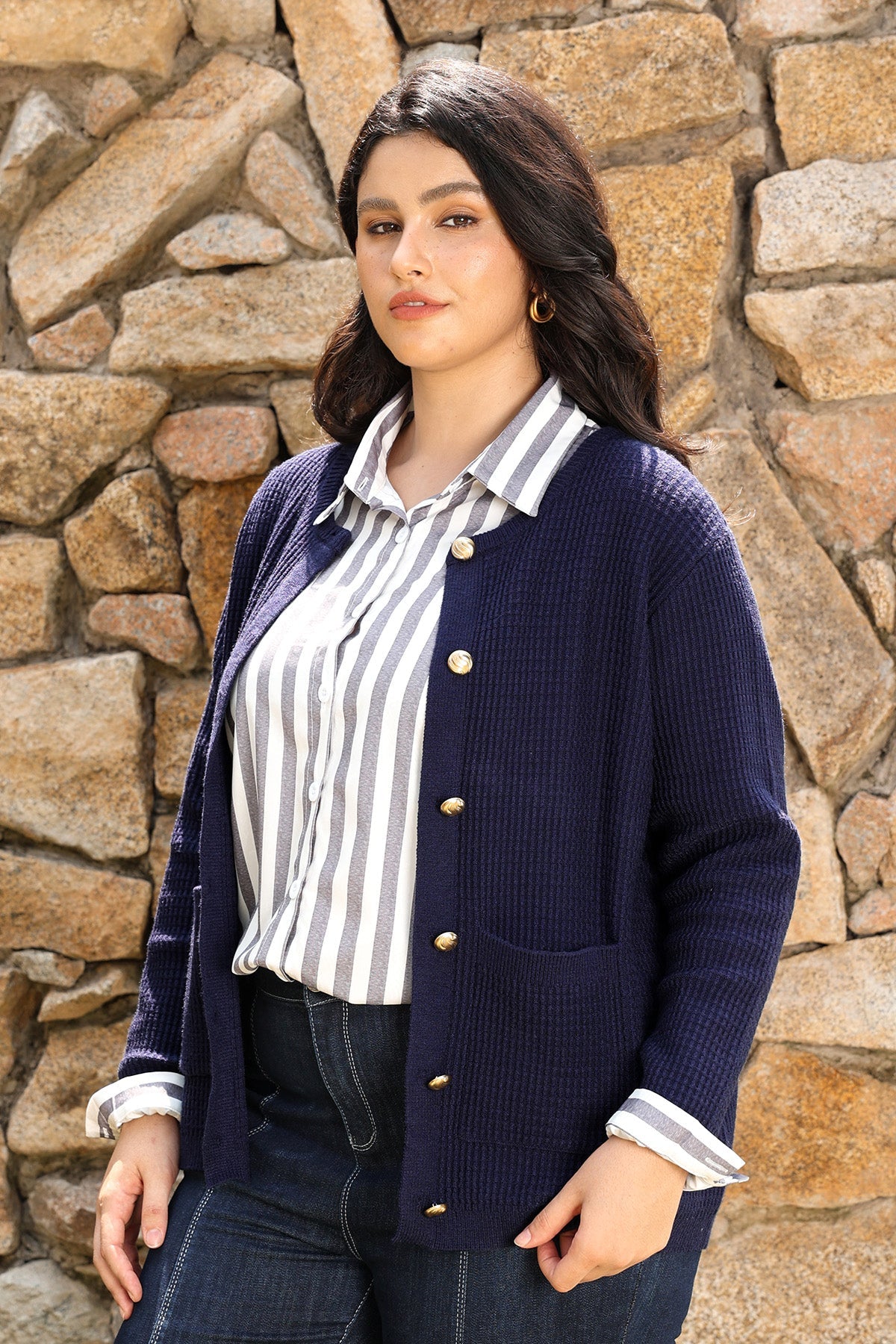 Ritera Cozy Chunky Knit Button up Cardigan Sweater with Pockets