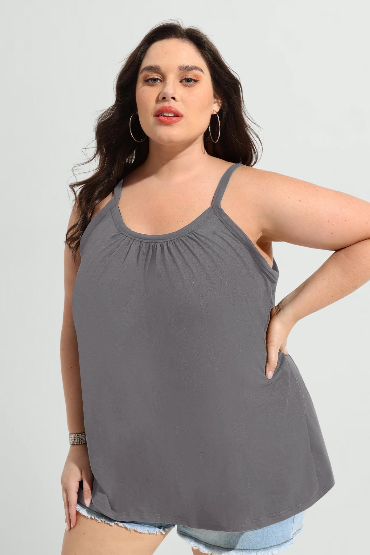 Ritera Supersoft Solid Suspenders Summer Camisole Tank