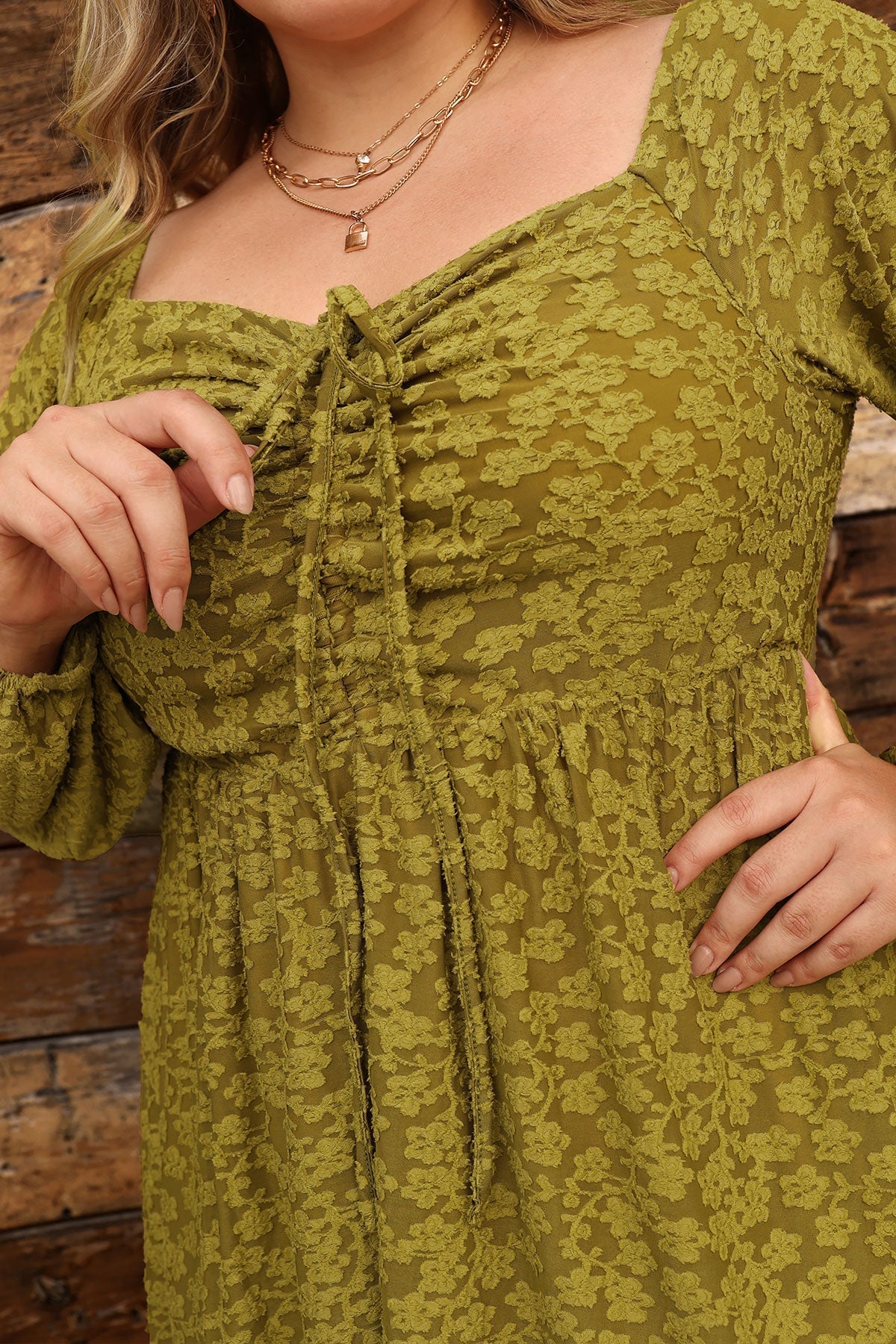 Pocket Floral Print Off-shoulder Drawstring Allover Mini Dress