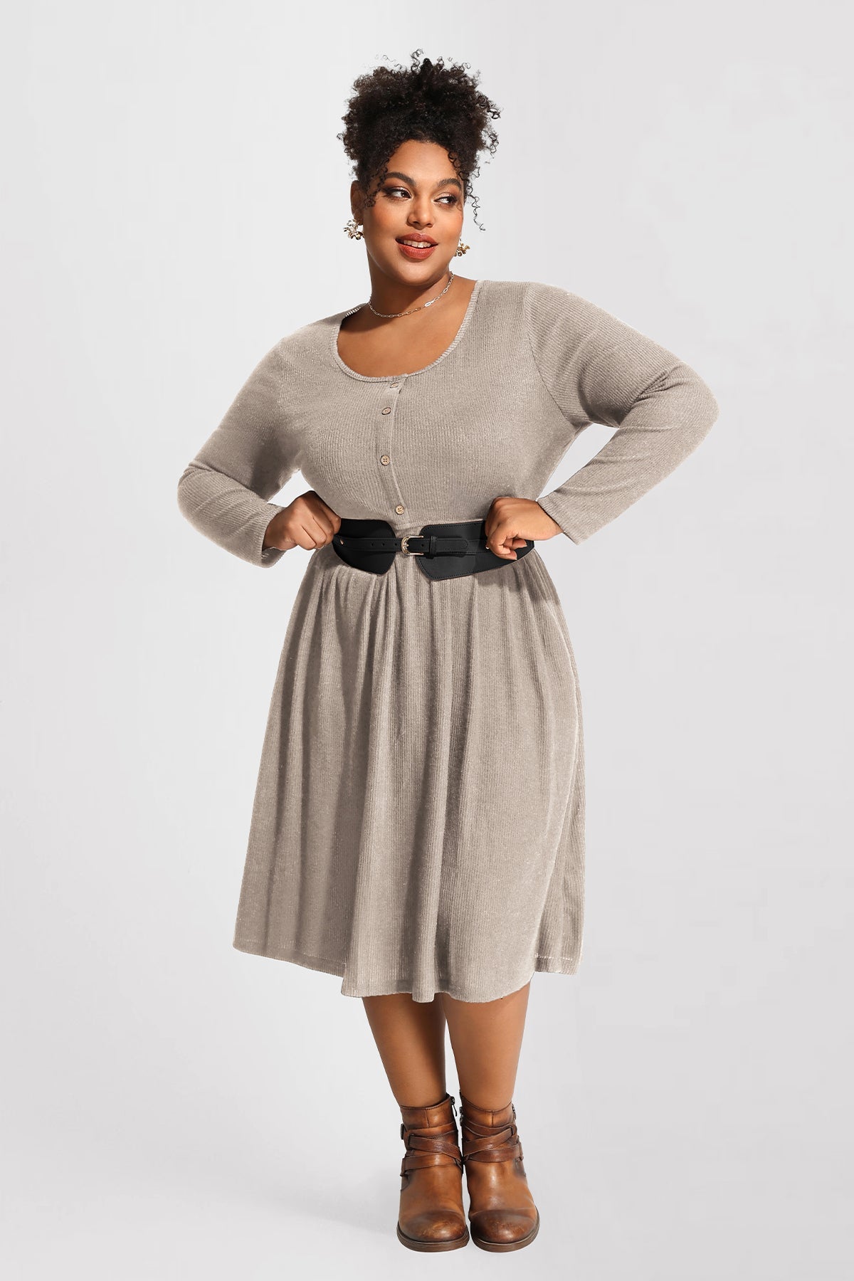 Stretchy Adjustable Leather Belt