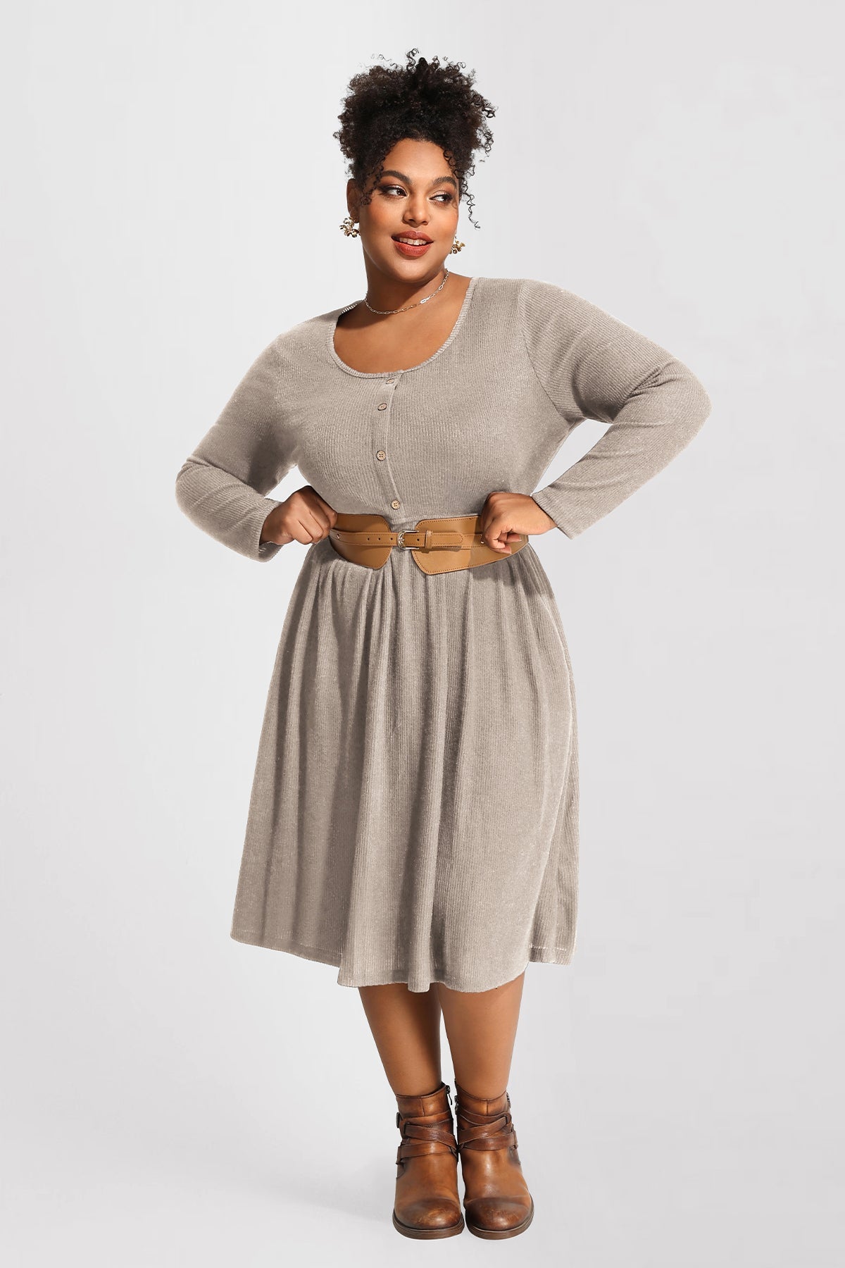 Stretchy Adjustable Leather Belt