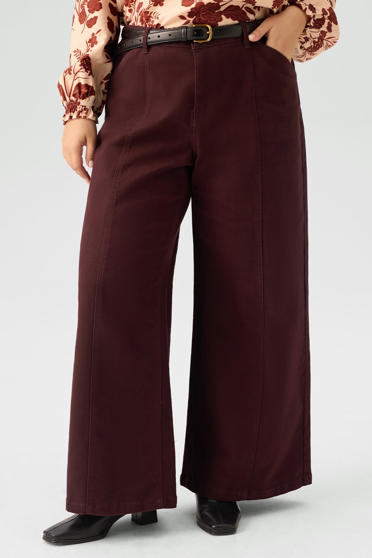 High Waisted Wide Leg Jeans